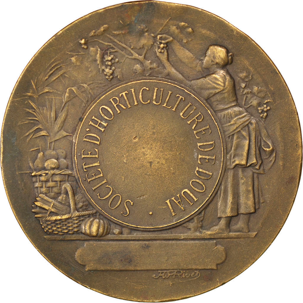Francia, Medal, French Third Republic, Flora, Rivet, BB+, Rame