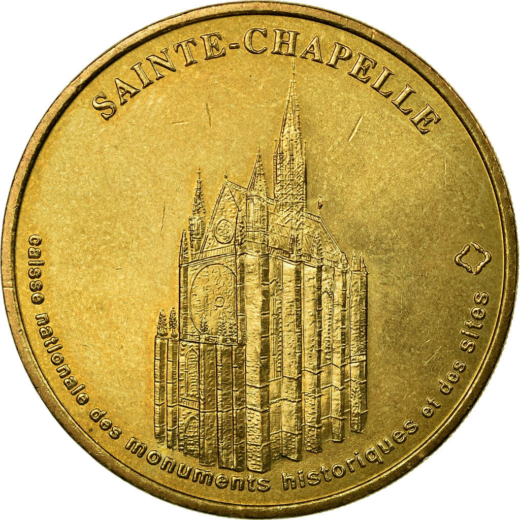 France, Jeton, Tourist Token, 75/ Paris - Sainte-Chapelle, Arts & Culture, 2003