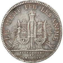 FRANCE, Arts & Culture, Louis XVI, Medal, EF(40-45), Gatteaux, Tin, 32, 13.30