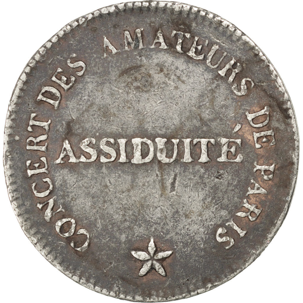 FRANCE, Arts & Culture, Louis XVI, Medal, EF(40-45), Gatteaux, Tin, 32, 13.30