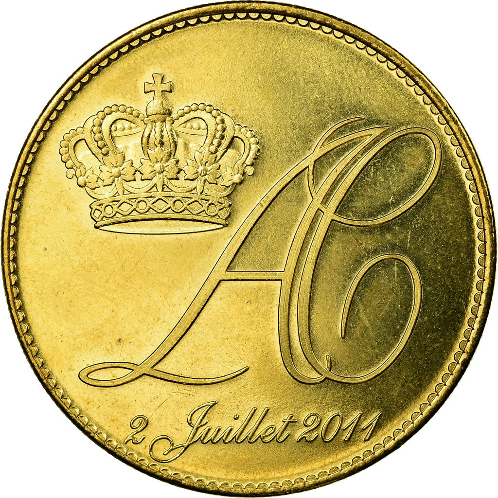 Frankreich, Token, Tourist Token, Monaco - Mariage princier - Albert et