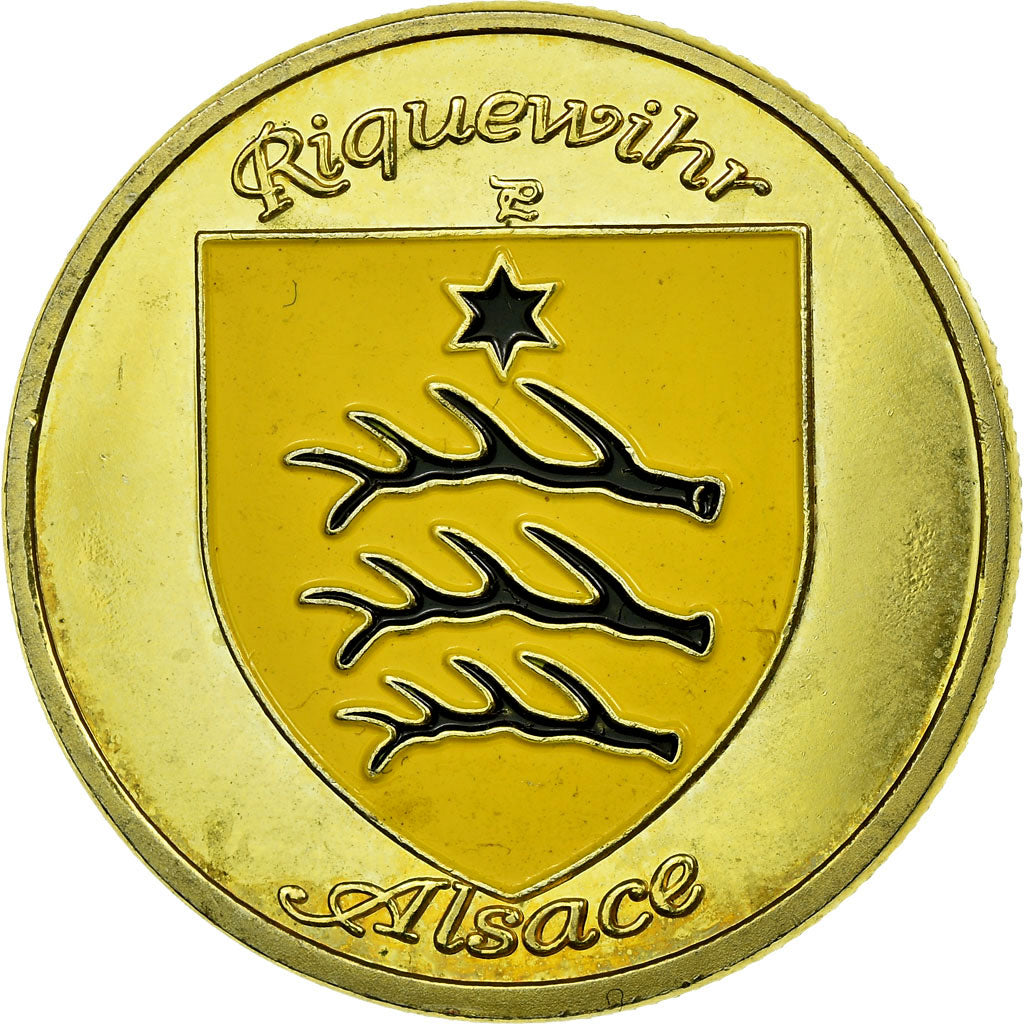 Francia, Token, Jetón turístico, Riquewihr - Le Dolder, Souvenirs et