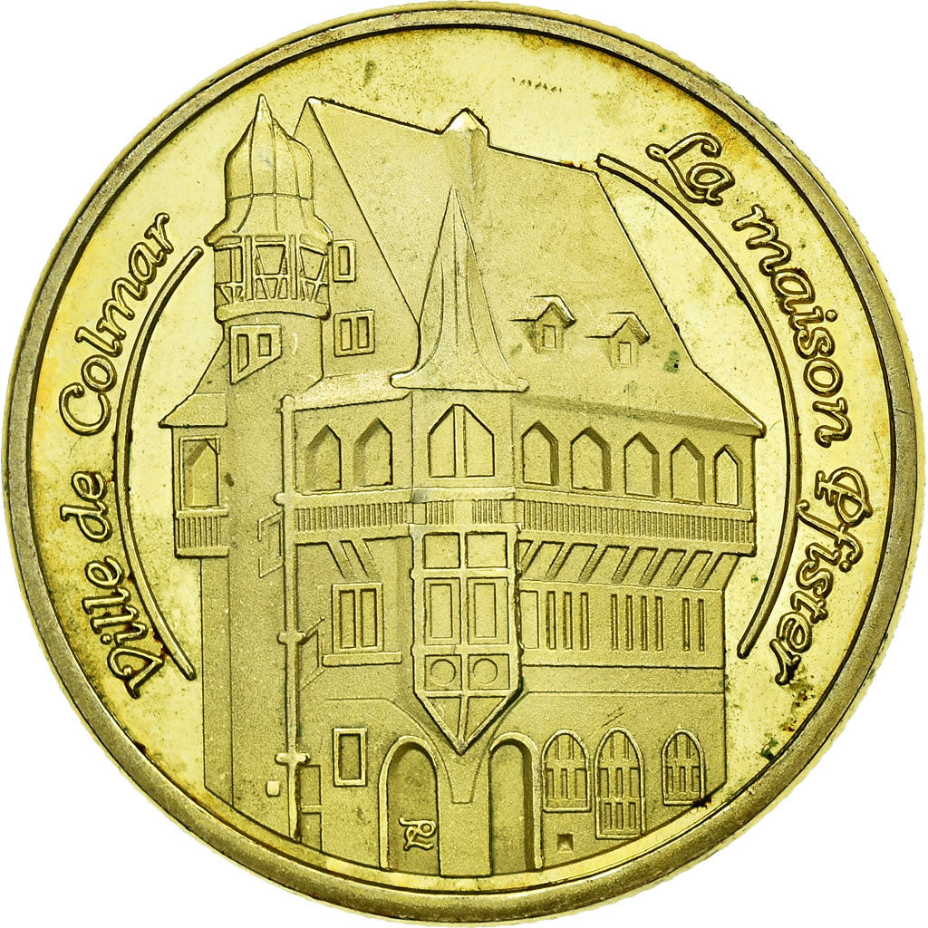 France, Jeton, Jeton Touristique, Colmar - La maison Pfister, Souvenirs et