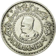 Coin, Morocco, Mohammed V, 500 Francs, 1956/AH1376, Paris, EF(40-45), Silver