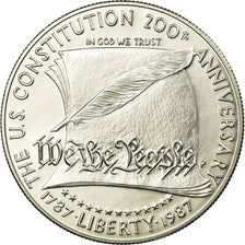 Coin, United States, Dollar, 1987, U.S. Mint, Philadelphia, MS(65-70), Silver