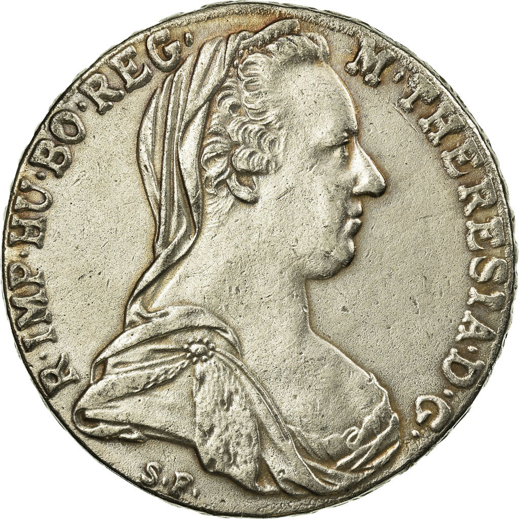 Coin, Austria, Joseph II, Thaler, 1780, Official restrike, VF(30-35), Silver