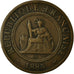 Coin, FRENCH INDO-CHINA, Cent, 1885, Paris, VF(30-35), Bronze, KM:1