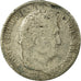 Moneda, Francia, Louis-Philippe, 25 Centimes, 1846, Paris, BC, Plata, KM:755.1