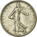 Coin, France, Semeuse, Franc, 1917, Paris, EF(40-45), Silver, KM:844.1