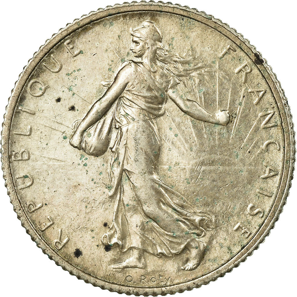 Münze, Frankreich, Semeuse, Franc, 1916, Paris, SS, Silber, KM:844.1