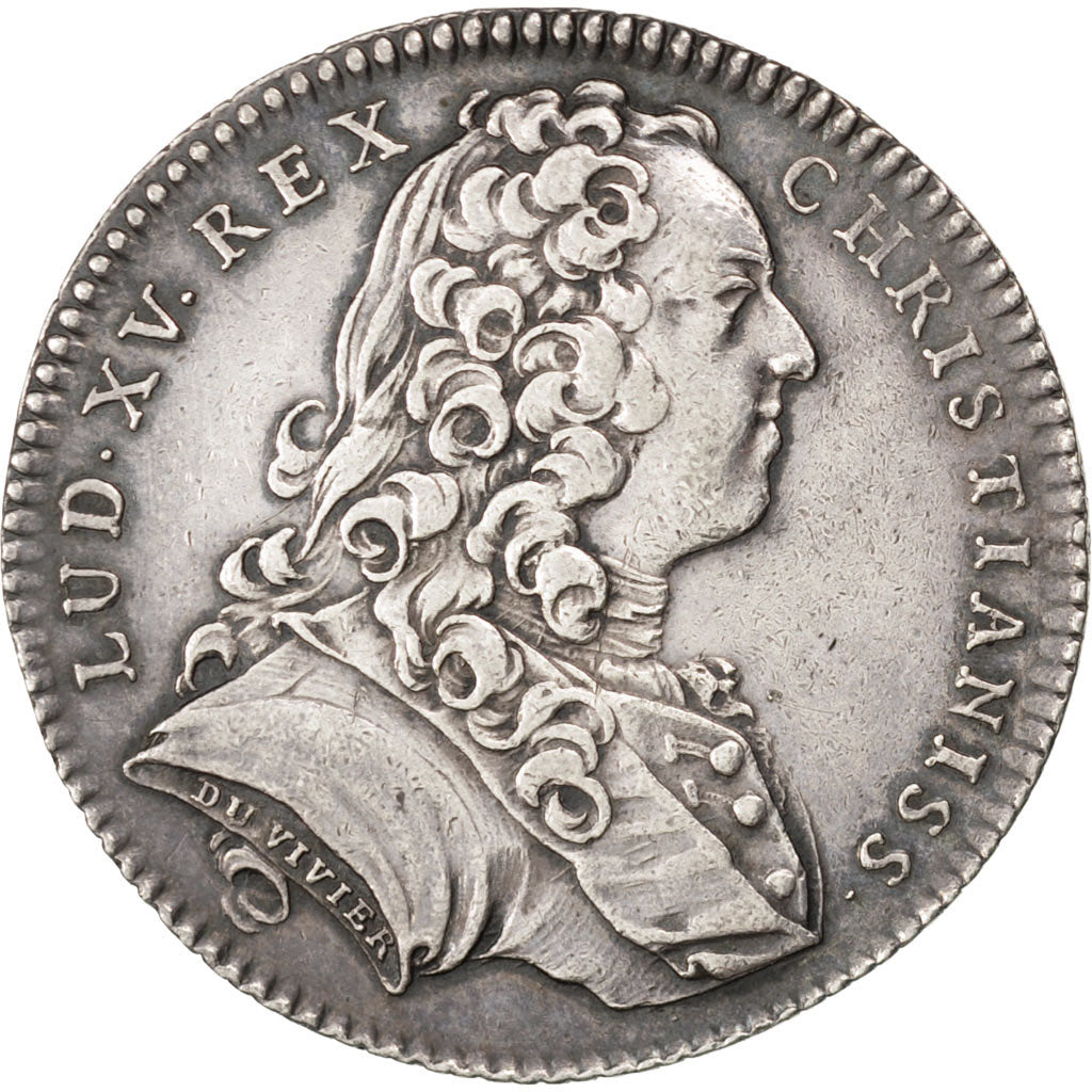 France, Royal, Politics, Society, War, Token, AU(55-58), Duvivier, Silver, 30,..