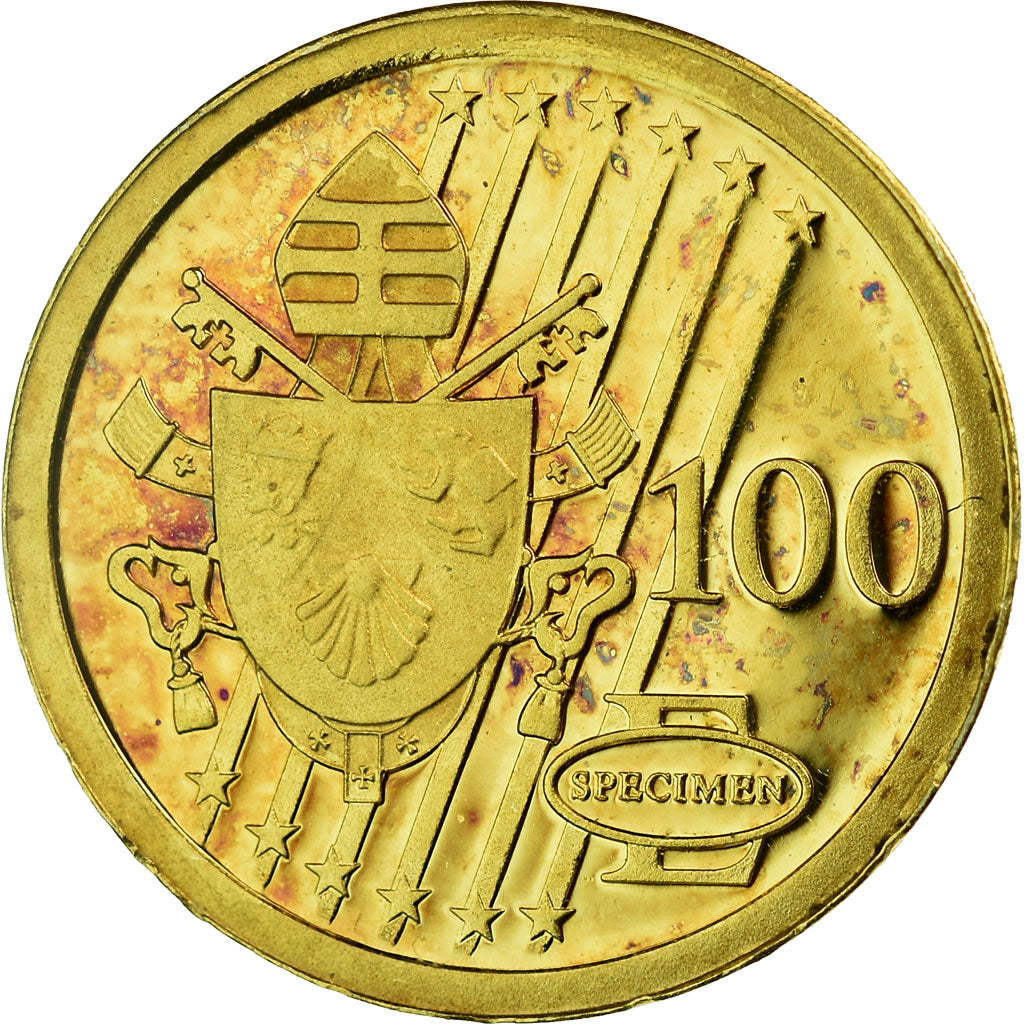Moneta, PAŃSTWO WATYKAŃSKIE, 100, 2013, Egzemplarz, MS(65-70), Złoto
