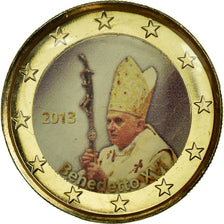 Private proofs / unofficial, 1 Euro, 2013, FDC, Bi-Metallic