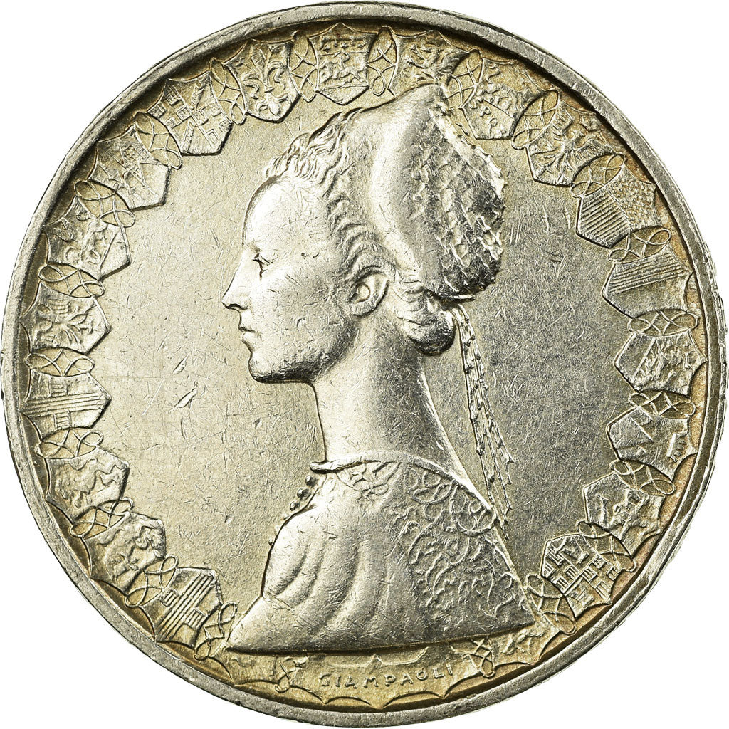 Coin, Italy, 500 Lire, 1958, Rome, EF(40-45), Silver, KM:98