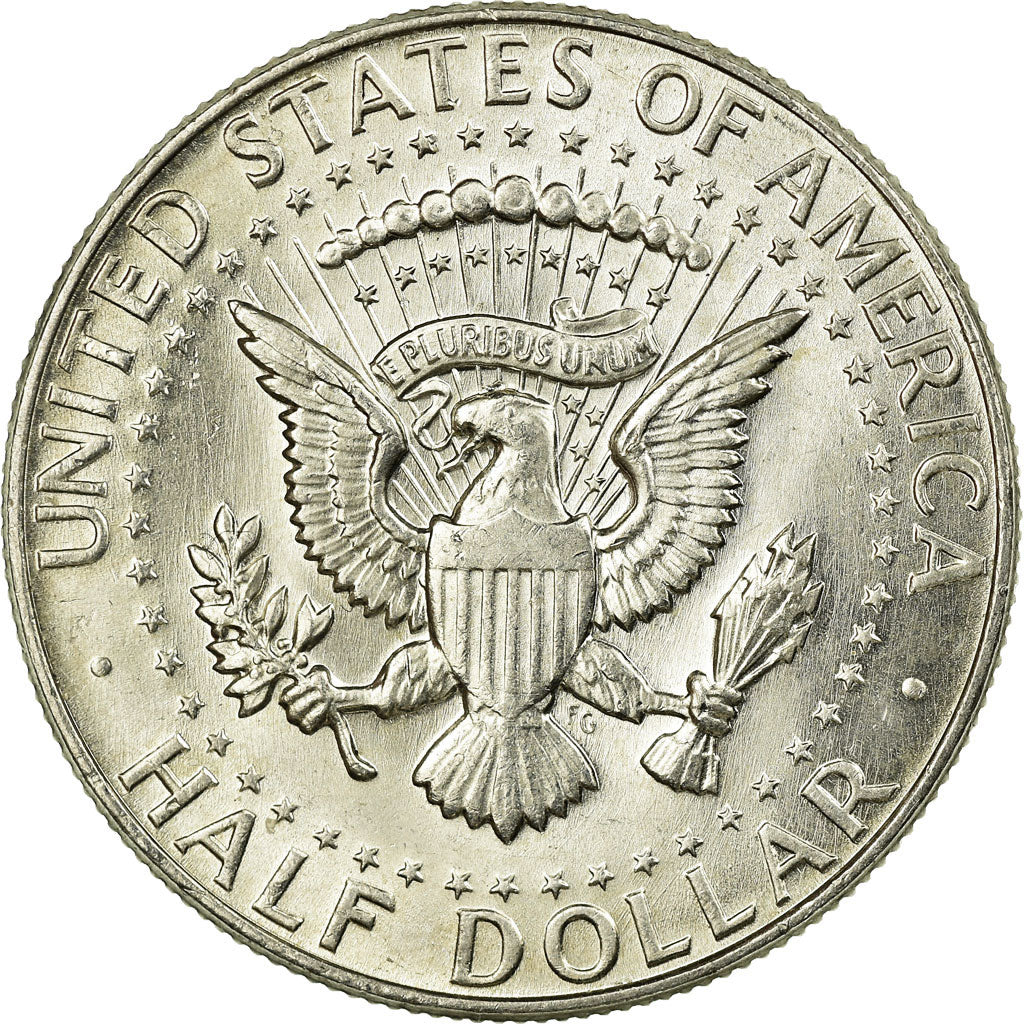 Coin, United States, Kennedy Half Dollar, Half Dollar, 1964, U.S. Mint