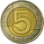 Coin, Poland, 5 Zlotych, 1994, Warsaw, EF(40-45), Bi-Metallic, KM:284