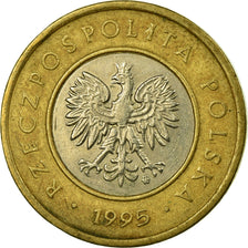 Moeda, Polónia, 2 Zlote, 1995, Warsaw, VF(30-35), Bimetálico, KM:283