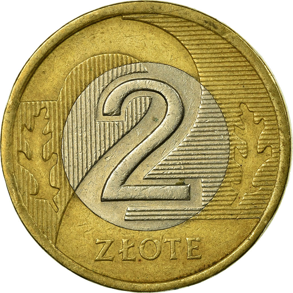 Moeda, Polónia, 2 Zlote, 1995, Warsaw, VF(30-35), Bimetálico, KM:283
