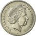 Moneta, Australia, Elizabeth II, 5 Cents, 2001, EF(40-45), Miedź-Nikiel, KM:401