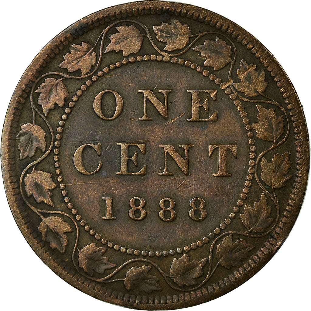 Coin, Canada, Victoria, Cent, 1888, Royal Canadian Mint, Ottawa, VF(30-35)