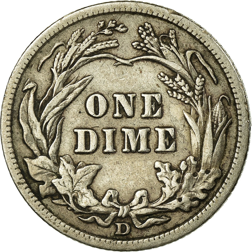 Coin, United States, Barber Dime, Dime, 1911, U.S. Mint, Denver, EF(40-45)