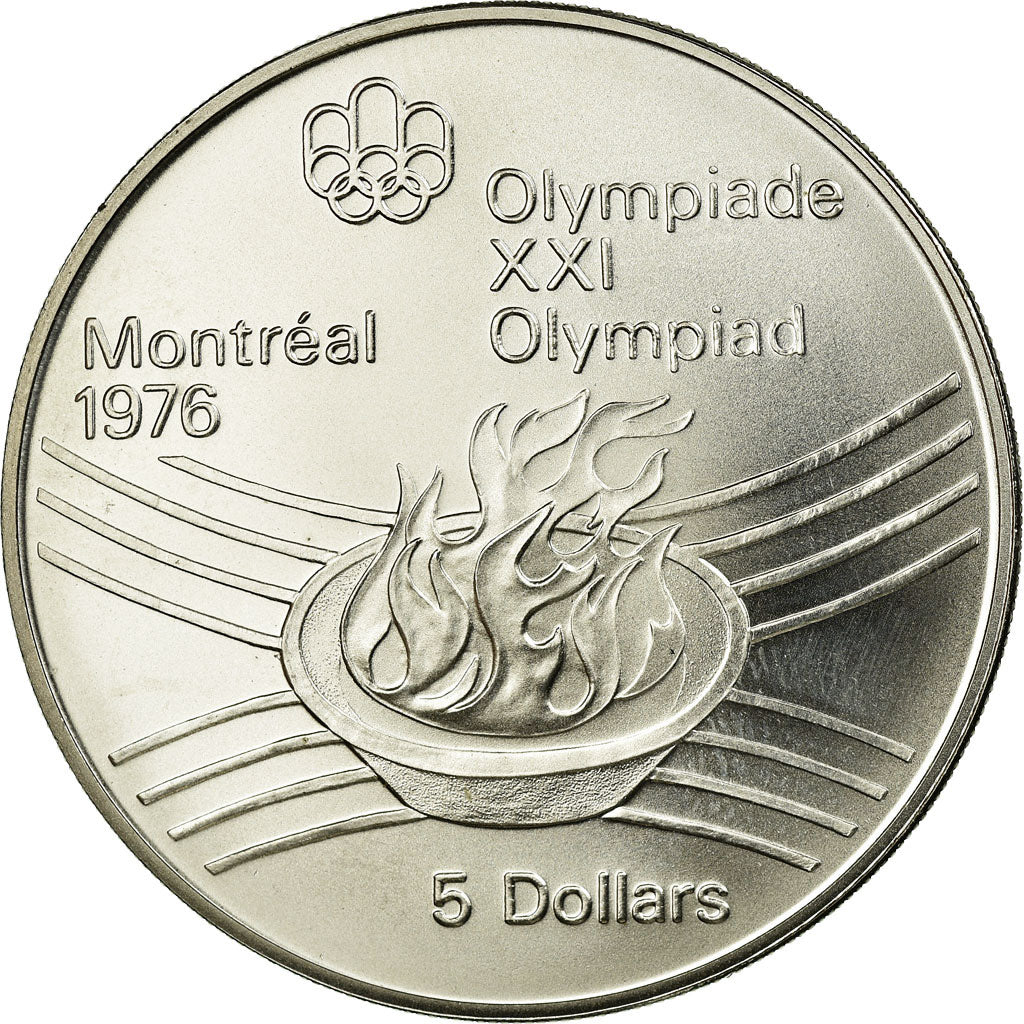 Coin, Canada, Elizabeth II, 5 Dollars, 1976, Royal Canadian Mint, Ottawa
