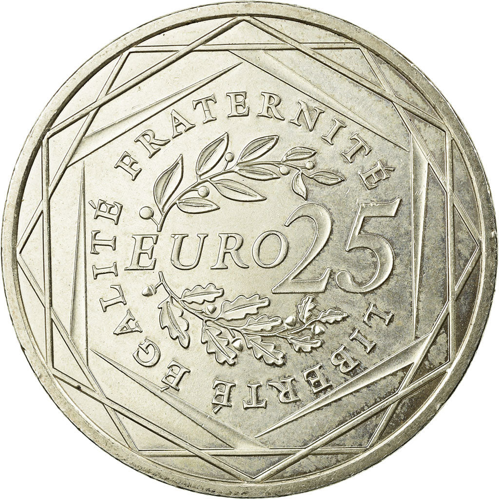 France, 25 Euro, 2009, SUP, Argent, Gadoury:EU338, KM:1581
