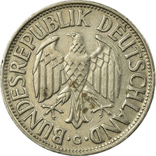 Coin, GERMANY - FEDERAL REPUBLIC, Mark, 1960, Karlsruhe, EF(40-45)