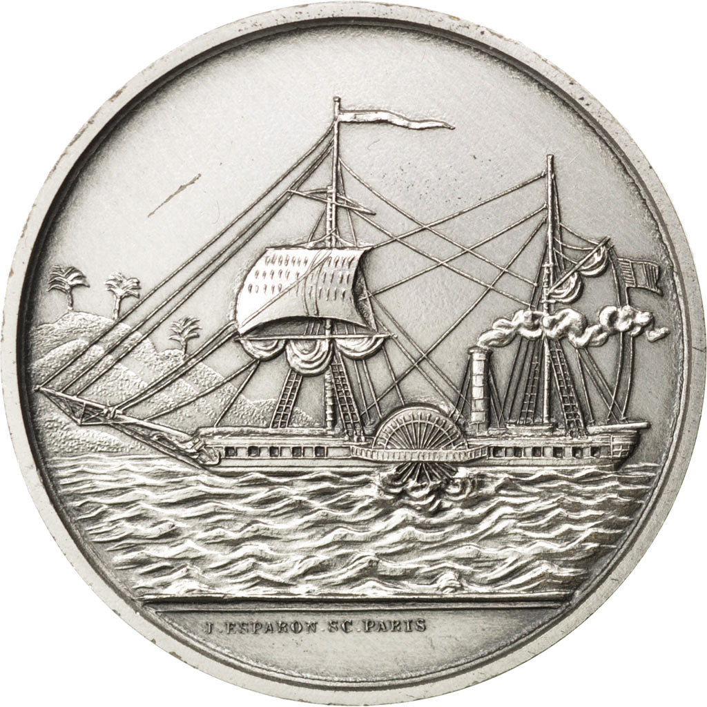 FRANCE, Business & industry, French Third Republic, Medal, MS(60-62), Silver,...
