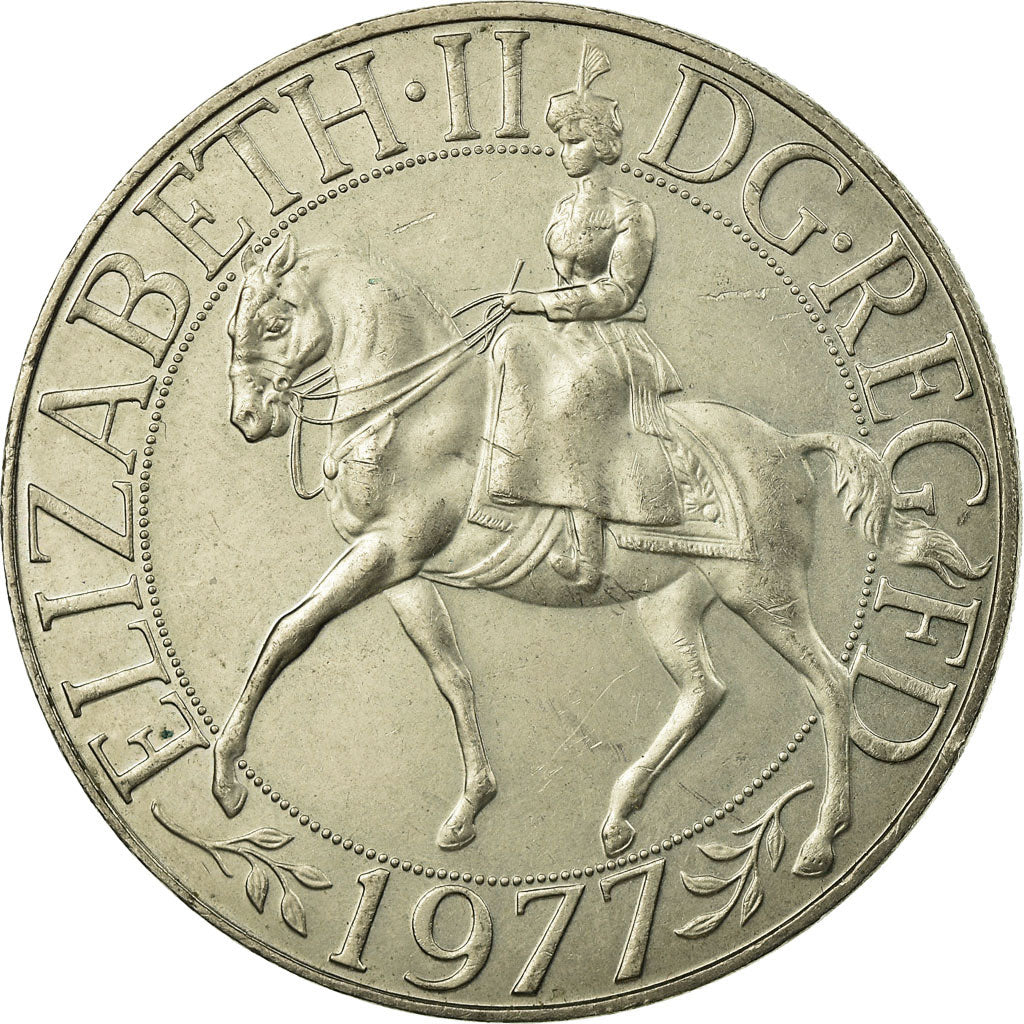 Coin, Great Britain, Elizabeth II, 25 New Pence, 1977, EF(40-45), Copper-nickel