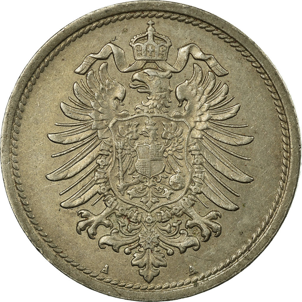 Coin, GERMANY - EMPIRE, Wilhelm I, 10 Pfennig, 1888, Berlin, EF(40-45)
