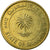 Moneda, Bahréin, 10 Fils, 1992/AH1412, MBC, Latón, KM:17