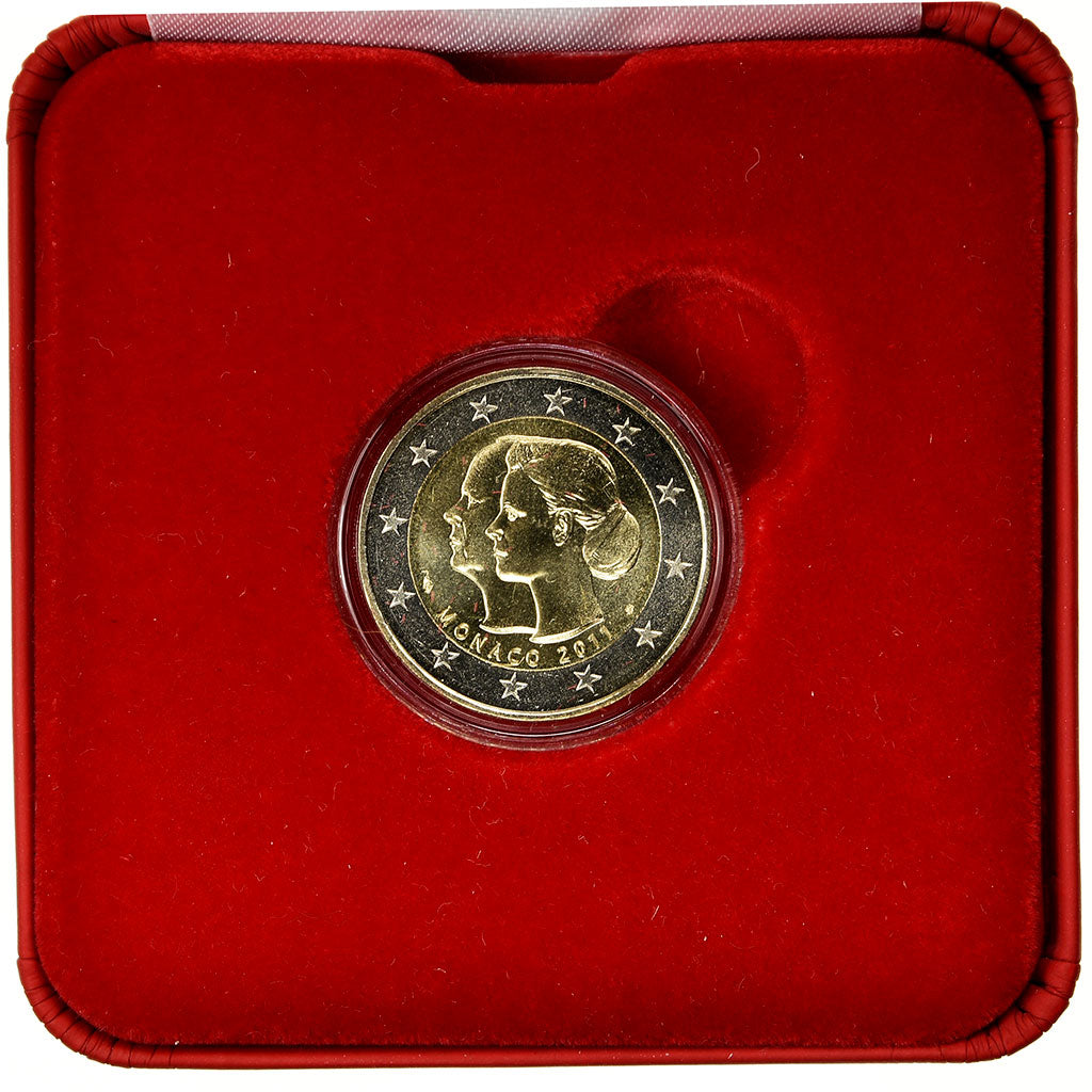 Monaco, 2 Euro, 2011, Mariage Princier, n.v.t.