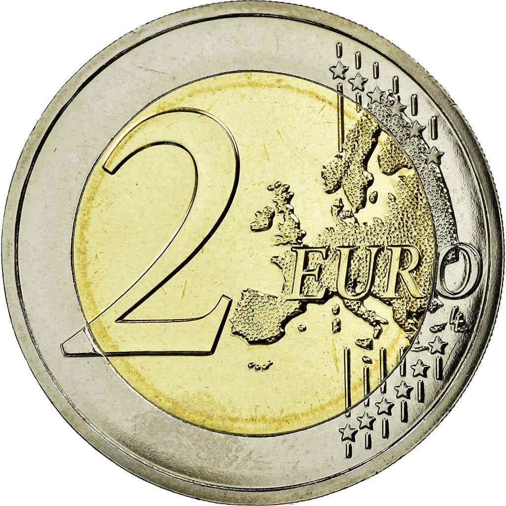 Monaco, 2 Euro, 2011, Paris, Mariage Princier, MS(65-70), Bimetaliczny