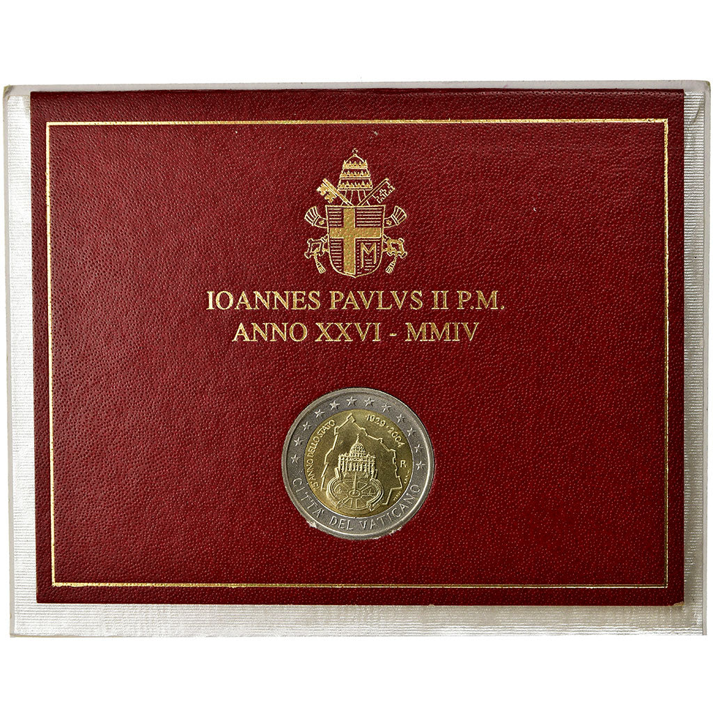 Vatican, 2 Euro, 2004, 75 ème anniversaire de la Fondation de l'Etat du Vatican