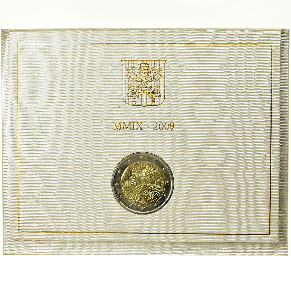 Vatican, 2 Euro, 2009, Année internationale de l'Astronomie