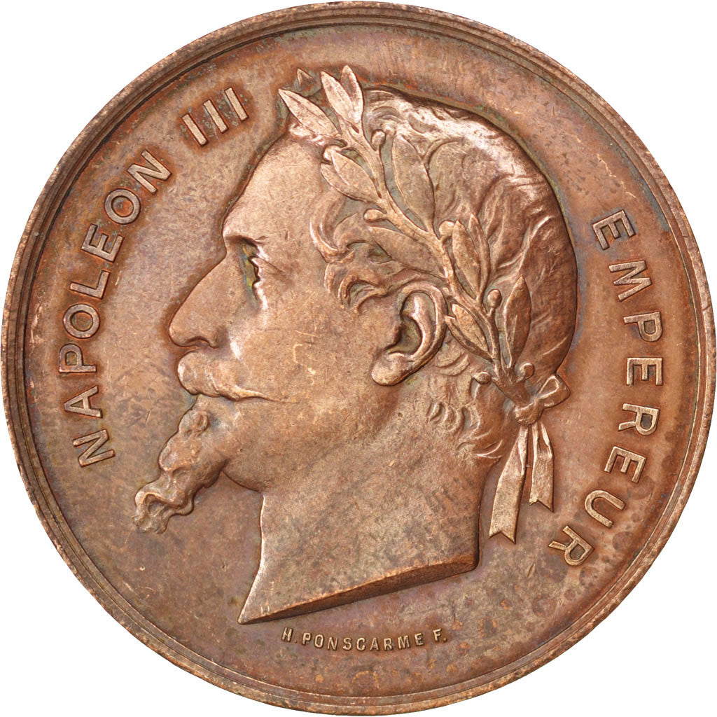 Frankreich, Medal, Second French Empire, Arts & Culture, Ponscarme, SS+, Kupfer
