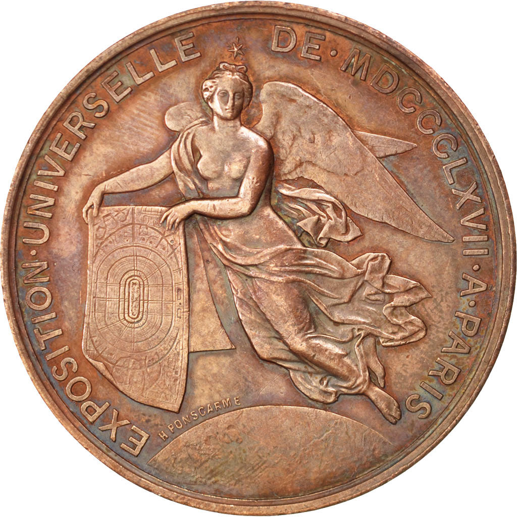 Frankreich, Medal, Second French Empire, Arts & Culture, Ponscarme, SS+, Kupfer