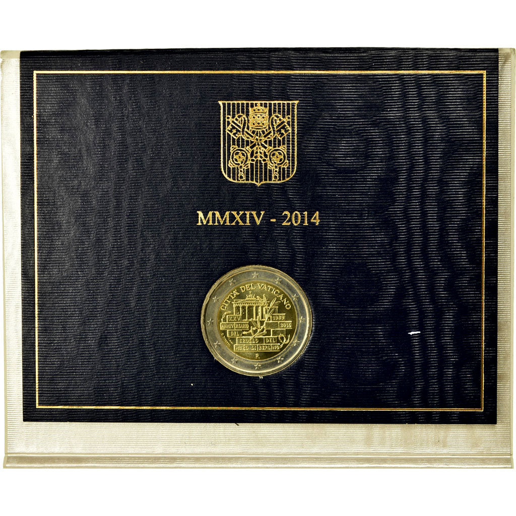 Watykan, 2 Euro, Chute du Mur de Berlin, 2014, ND