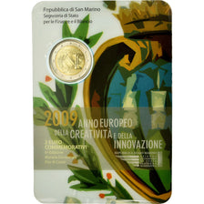 San Marino, 2 Euro, Année  de la création et de l'innovation, 2009, MS(65-70)