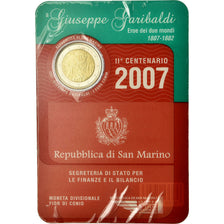 San Marino, 2 Euro, Giuseppe Garibaldi, 2007, ND