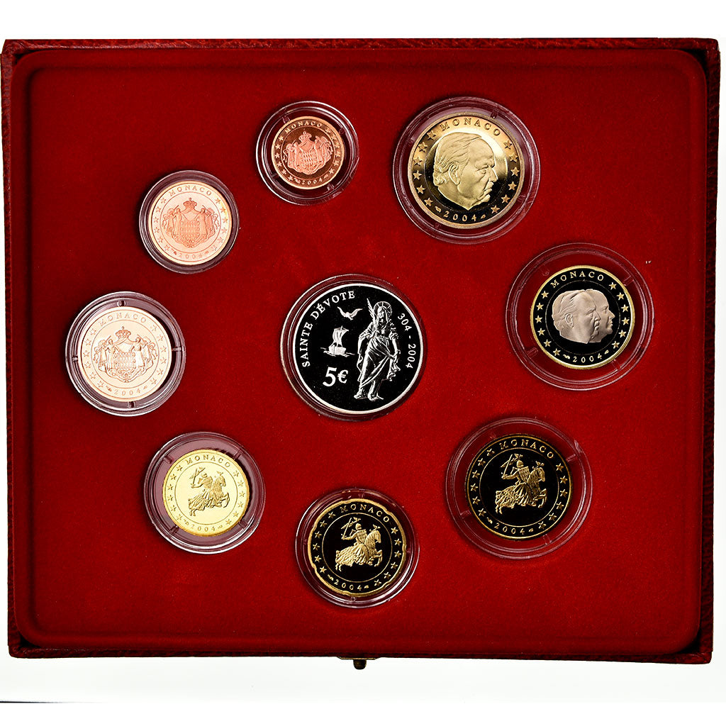Mónaco, Proof Set Euro, 2004, N/D