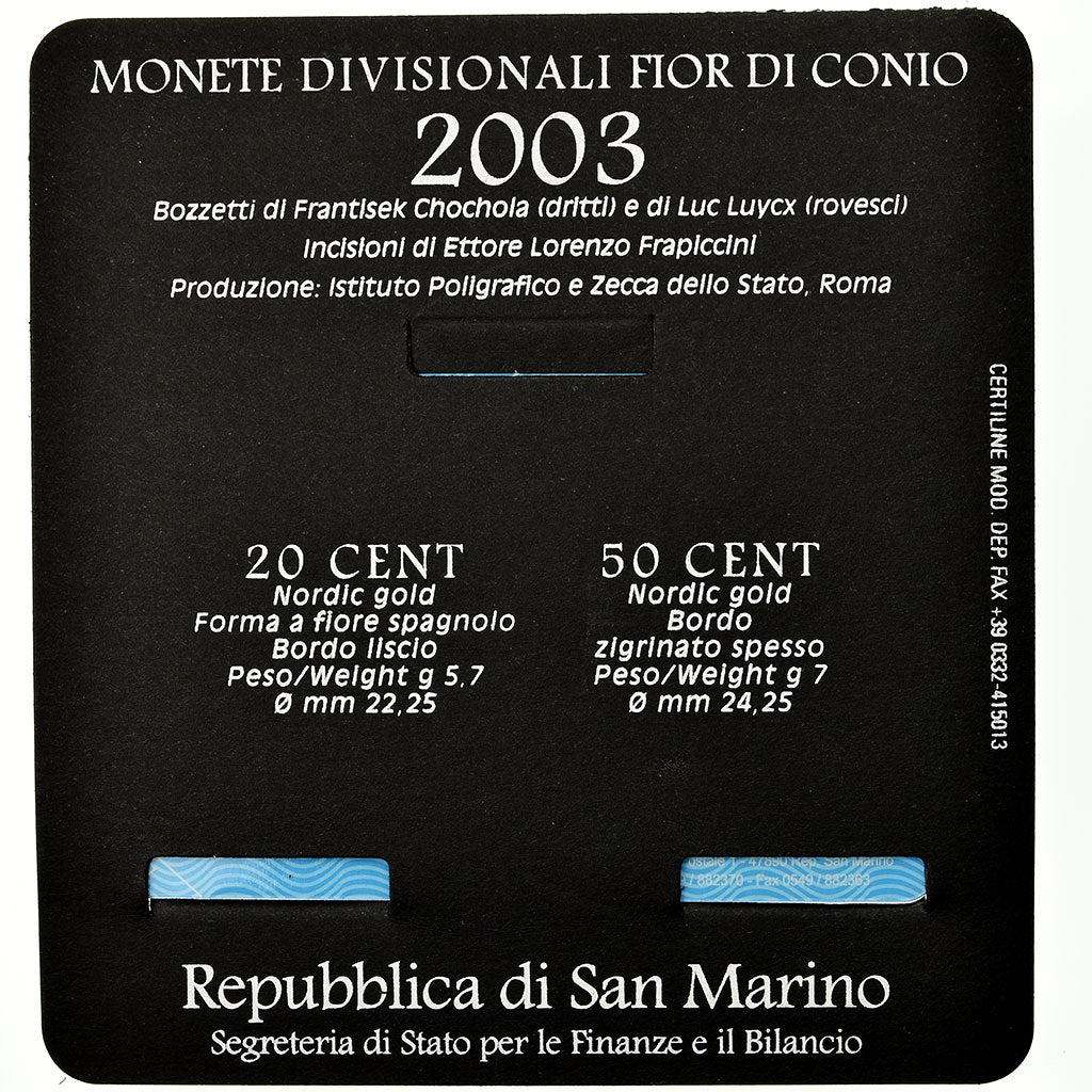 San Marino, Set, 2003, ND