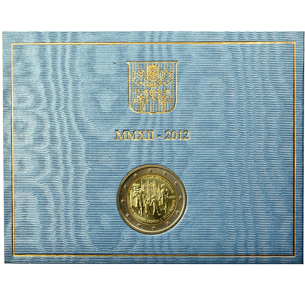 Vatican, 2 Euro, 2012, 7ème rencontre mondiale de la Famille, KM:435