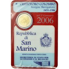 San Marino, 2 Euro, Christophe Colomb, 2006, Sin información