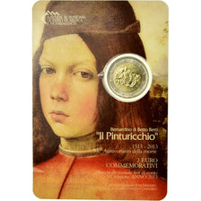 San Marino, 2 Euro, Il Pinturicchio, 2013, Rome, MS(65-70), ND