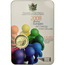 San Marino, 2 Euro, Année européenne du dialogue interculturel, 2008