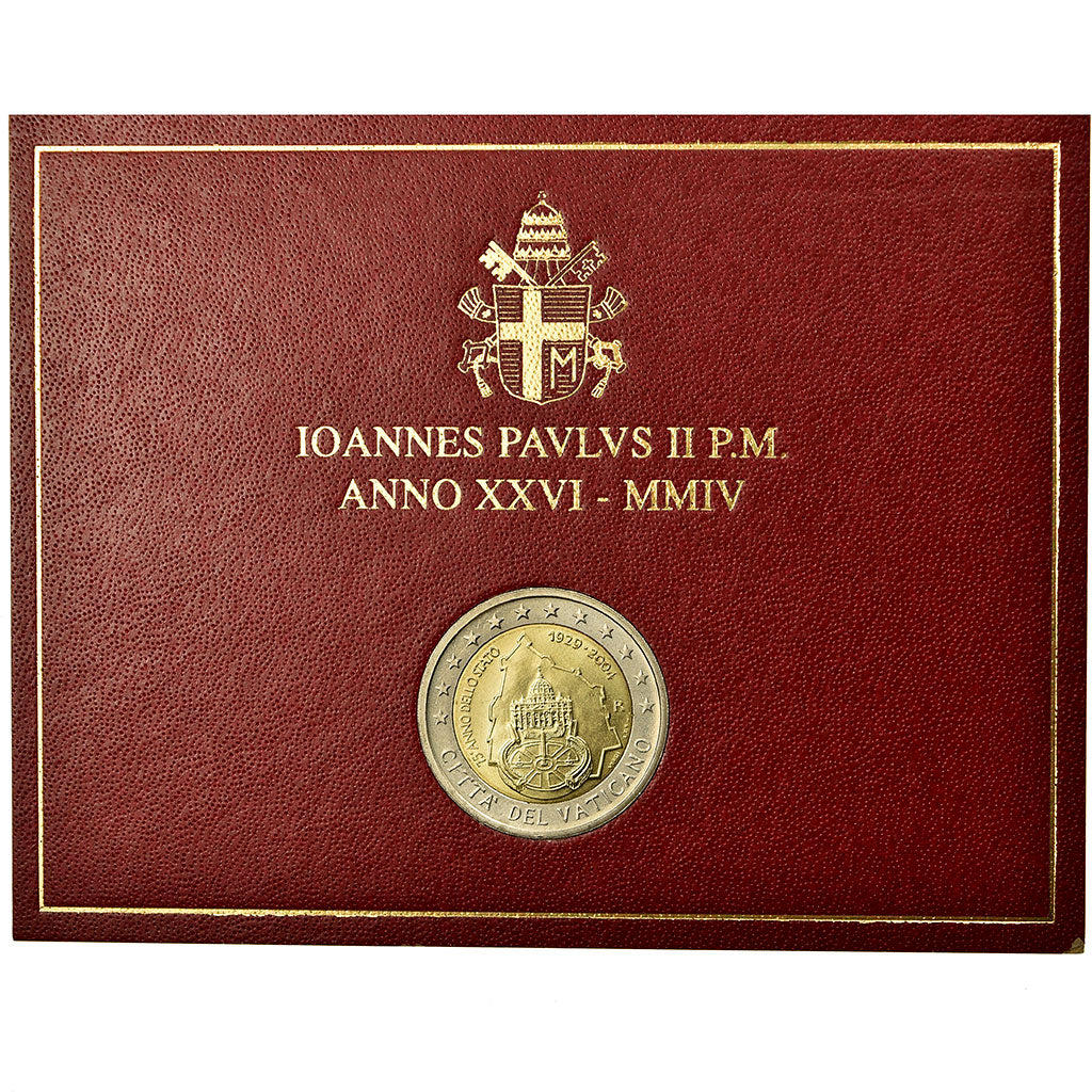 Vatican, 2 Euro, 2004, 75 ème anniversaire de la Fondation de l'Etat du