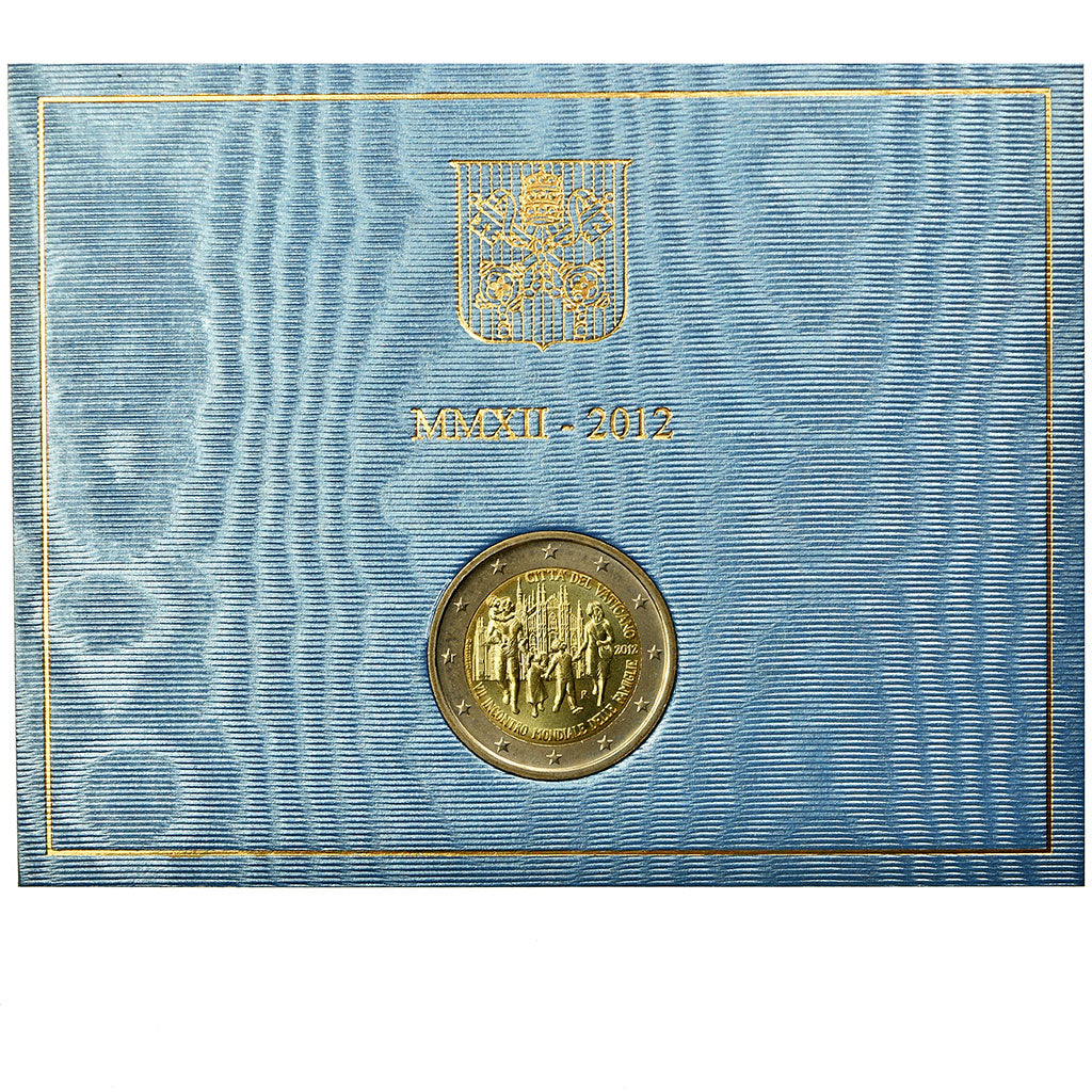 Vatican, 2 Euro, 2012, 7ème rencontre mondiale de la Famille, KM:435