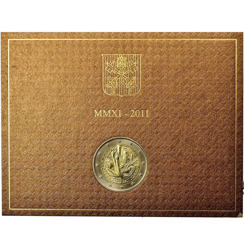 Vatican, 2 Euro, 2011, 26ème journée mondiale de la jeunesse, MS(65-70)